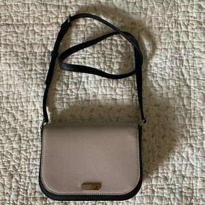 Warm Beige & Black Kate Space Cross Body Purse